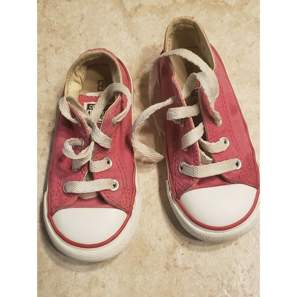 💎Pink Toddler Converse Chuck Taylor Low Top All Stars - Picture 1 of 4